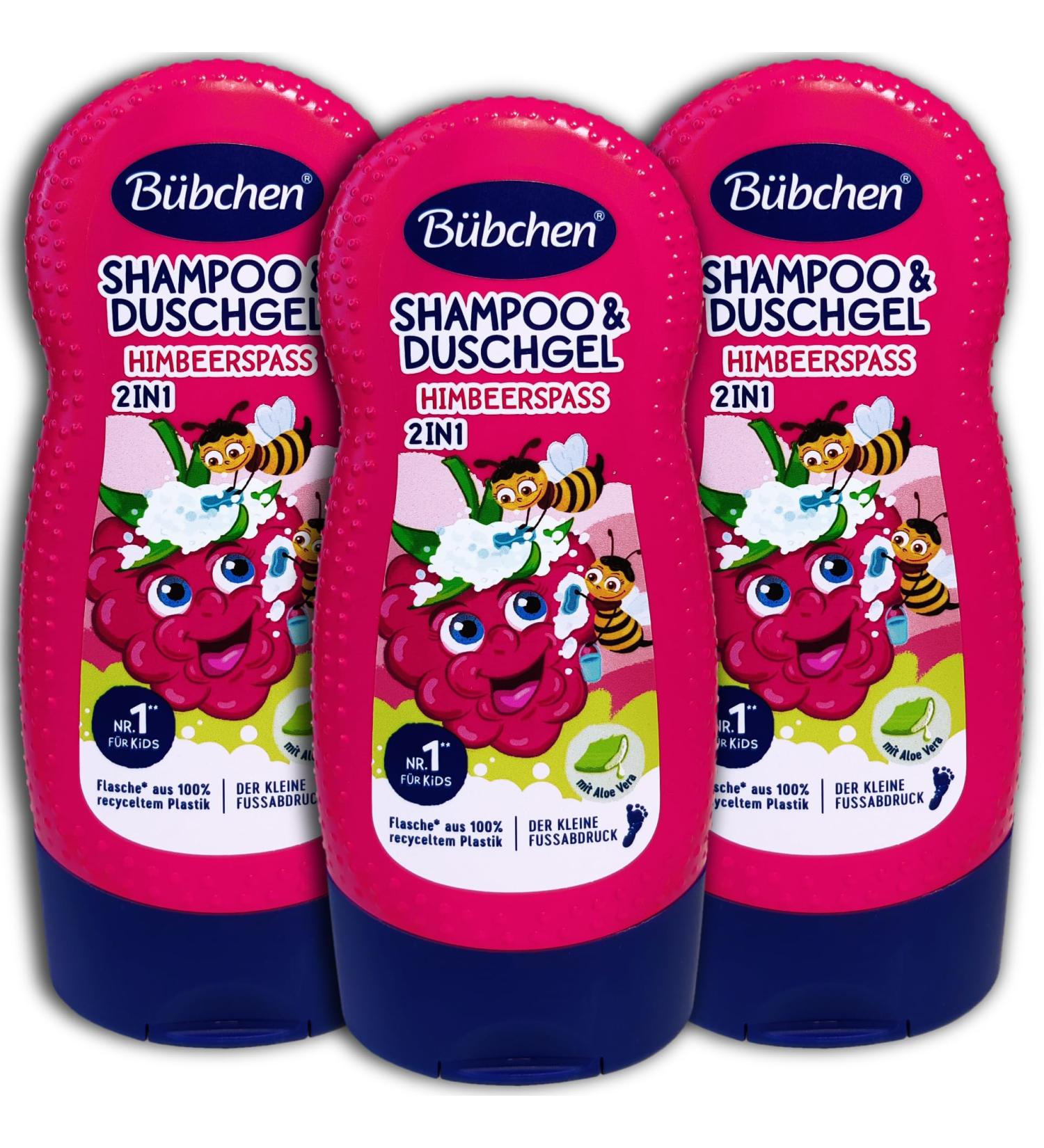 topDeal B bchen 3-in-1 Shampoo and Shower Gel Set Raspberry 3 x 230 ml