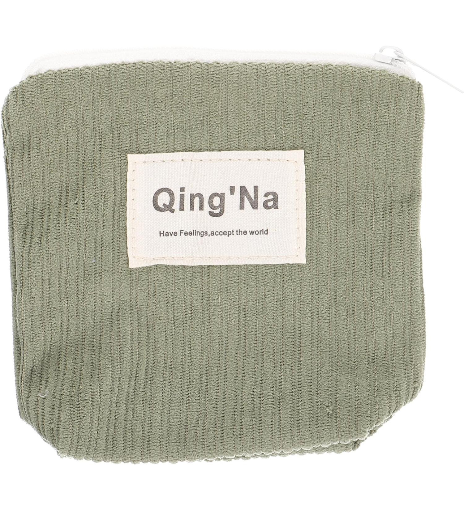 Lurrose Women's Cotton Bandage Bags | Washable Menstrual Hygiene Storage Organizer | First Period Pocket - Green - Buy Online on GoSupps.com