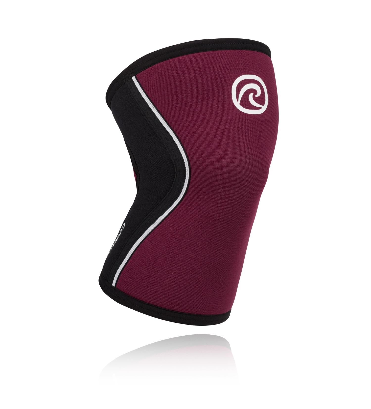 Rehband Men's RX Knee Brace 5mm Bandage - Bordeaux - XL | Premium Support for Pain Relief & Injury Recovery - Fast International Shipping - Buy Online on GoSupps.com