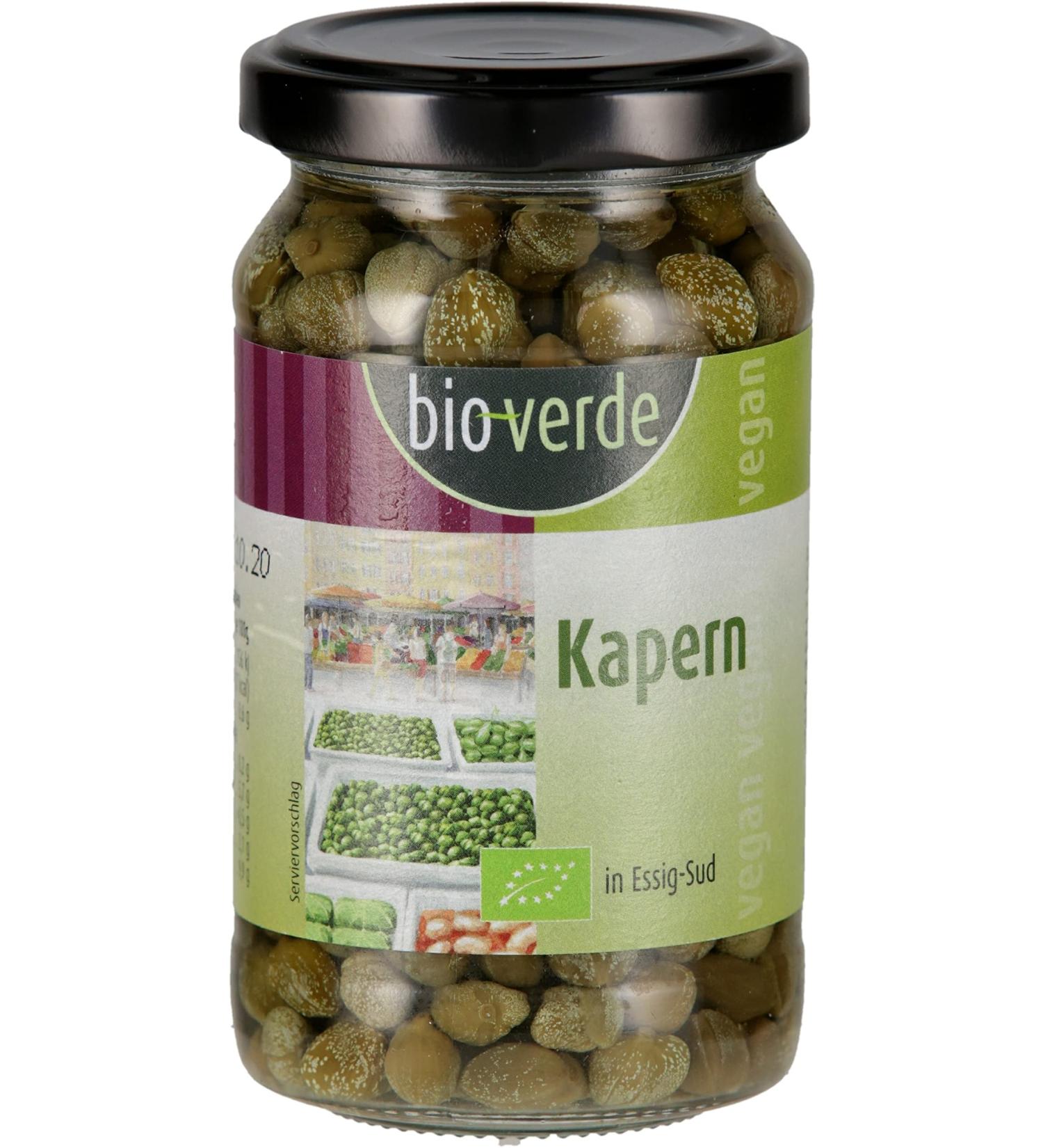 bio-verde capers in vinegar broth (6 x 180 gr)