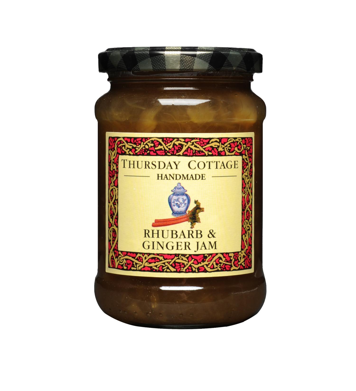 Thursday Cottage - Rhubarb & Ginger Jam - 340g (Case of 6)