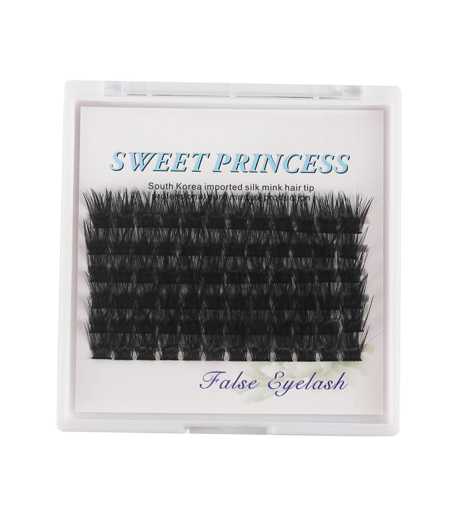 Bodermincer 3D Effect 14MM Eyelash Extensions - 72 Cluster Bundles, Natural Style | Glue Bonded Individual Lash - Buy Online on GoSupps.com