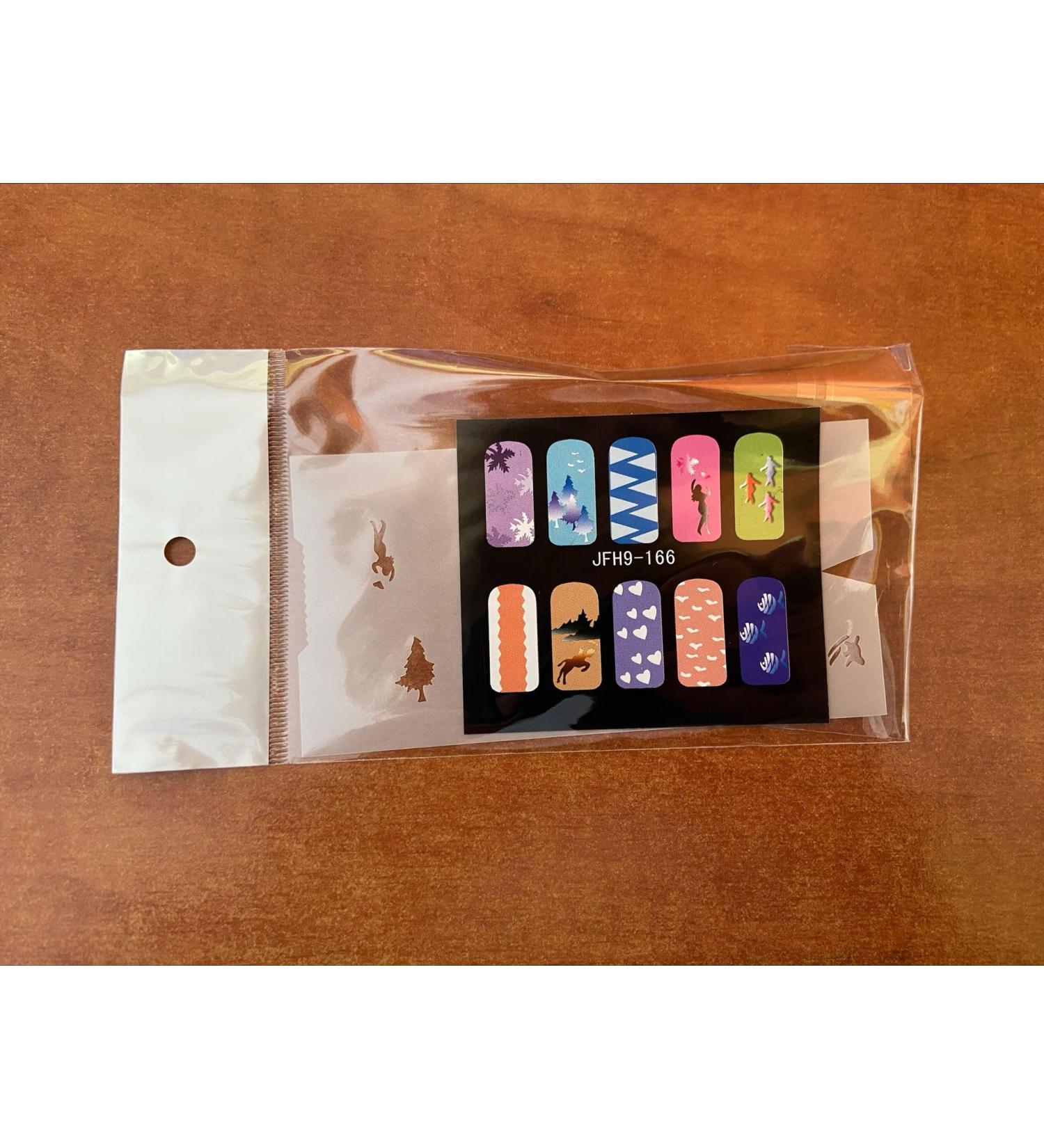 Fingernail stencil (airbrush nail art) Fengda JFH09-166