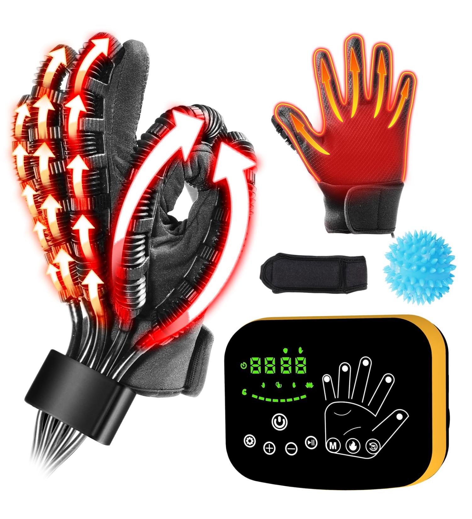 Heated Finger Rehabilitation Robot Gloves Hand Spasticity Rehabilitative Recovery Equipment Electronic Gloves for Cerebral Palsy Hemiplegia Stroke Recovery Equipment Robotic Hand. Left Hand L - Buy Online on GoSupps.com