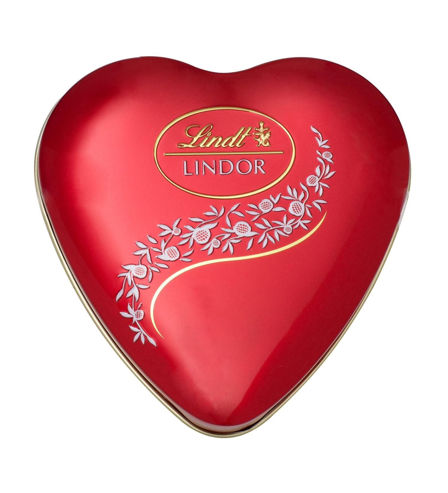 Lindt Lindor Heart Metal Box 62g