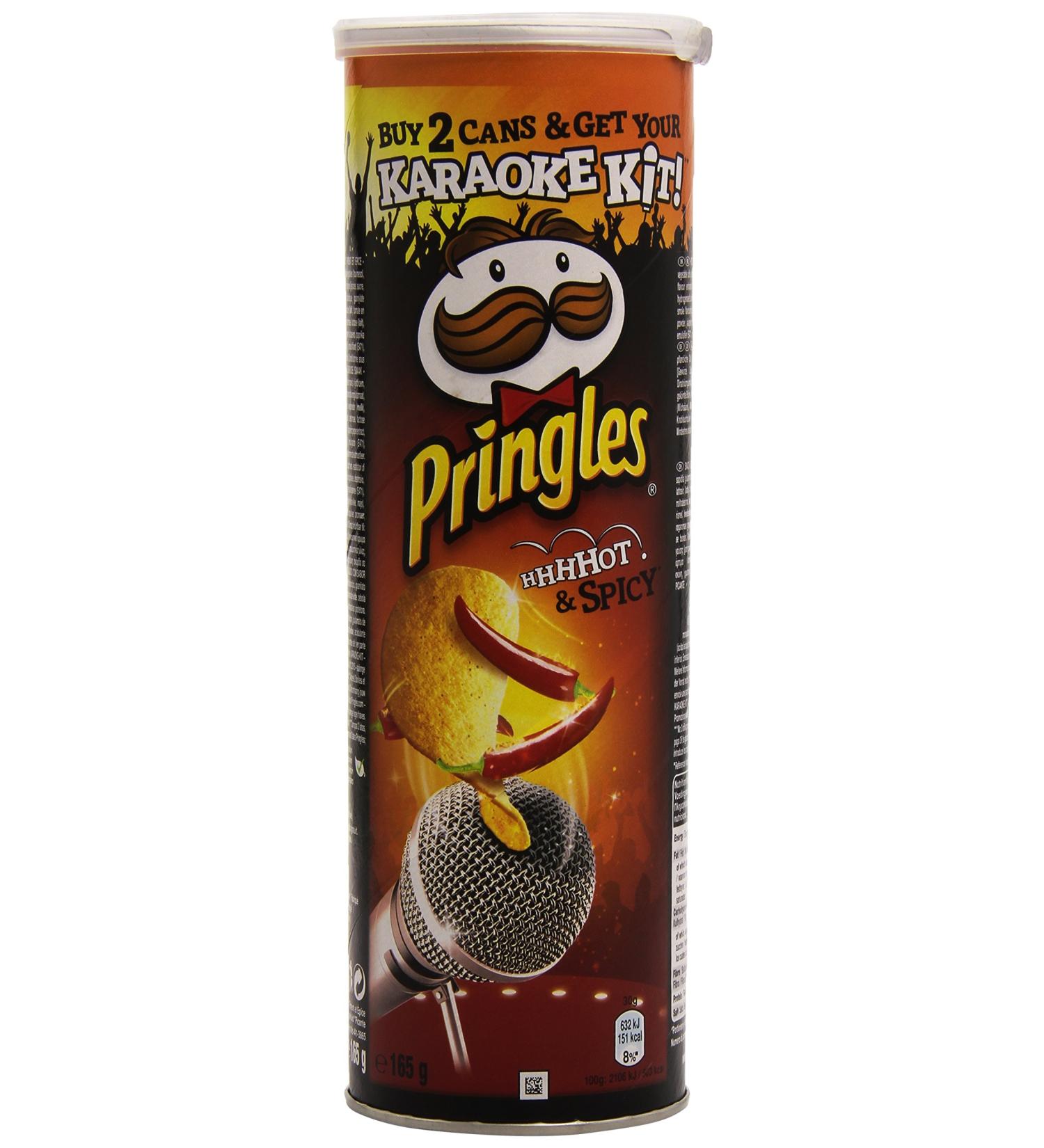 Pringles Hot & Spicy 165g Case - Pack of 9 - Buy Online on GoSupps.com