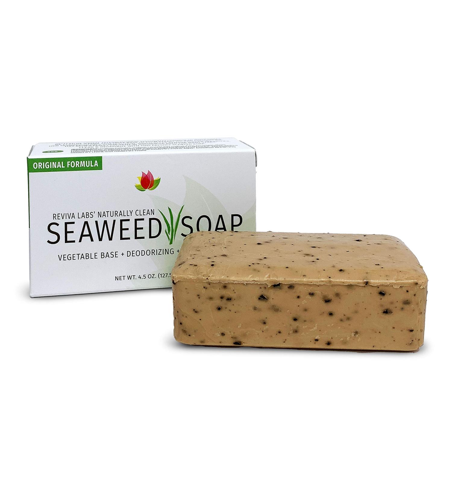 Reviva Original Formula Seaweed Soap 4.5 OZ - Naturally Cleanse & Deodorize Your Skin | Fresh Scented International Shipping - Buy Online on GoSupps.com