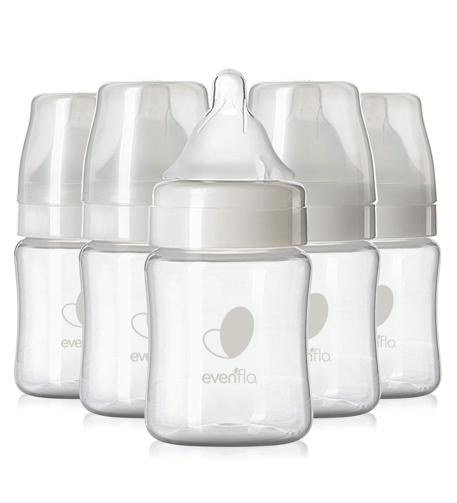 Evenflo Feeding Premium Proflo Venting Balance Plus Wide Neck Bottles - 5oz (Pack of 6) - Pediatrician Approved Infant Bottles for Newborns - Buy Online on GoSupps.com