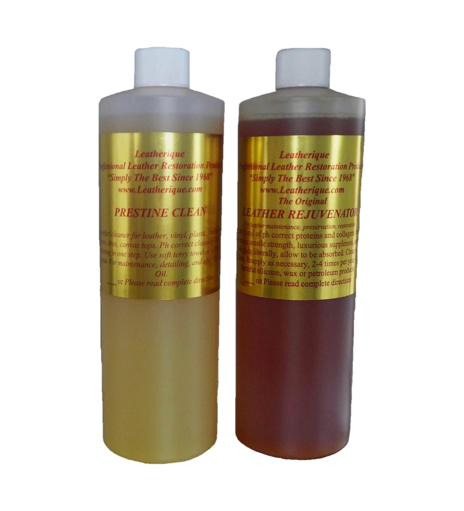 Leatherique 16 oz. Leather Rejuvenator/ Prestine Clean Basic Pair