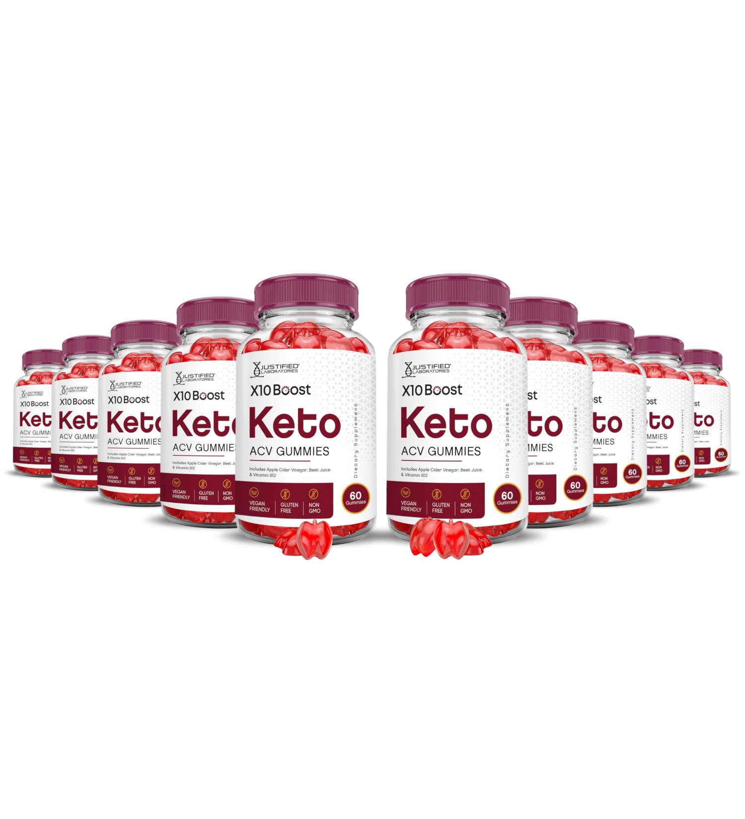 (10 Pack) X10 Boots Keto ACV Gummies Advanced Formula 1000MG X 10 Boost Keto Gummies Apple Cider Vinegar Boost Formulated with Pomegranate Beet Juice Powder B12 Vegan Non GMO 600 Gummys - Buy Online on GoSupps.com
