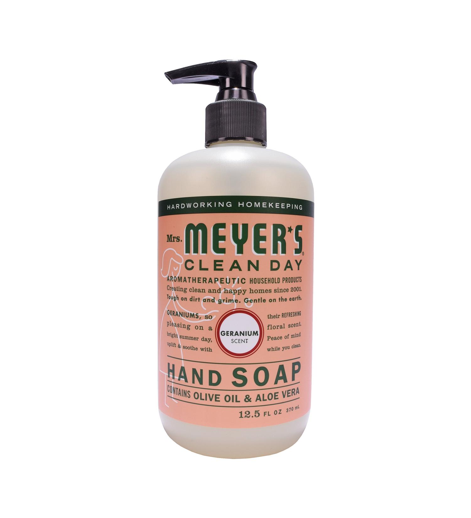 Mrs. Meyer s Clean Day Hand Soap Geranium 12.5 fl oz 3 ct - Buy Online on GoSupps.com