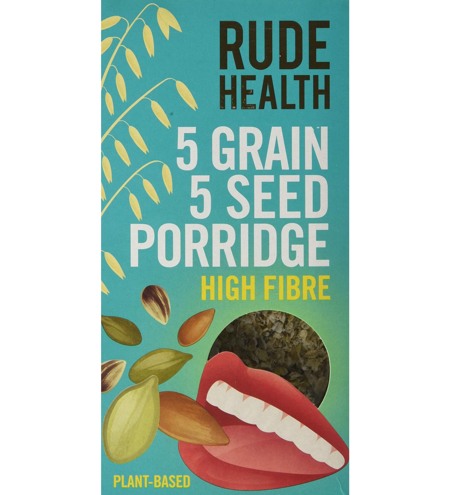 Rude Health 5 grains 5 seeds of porridge 400 g - Buy Online on GoSupps.com