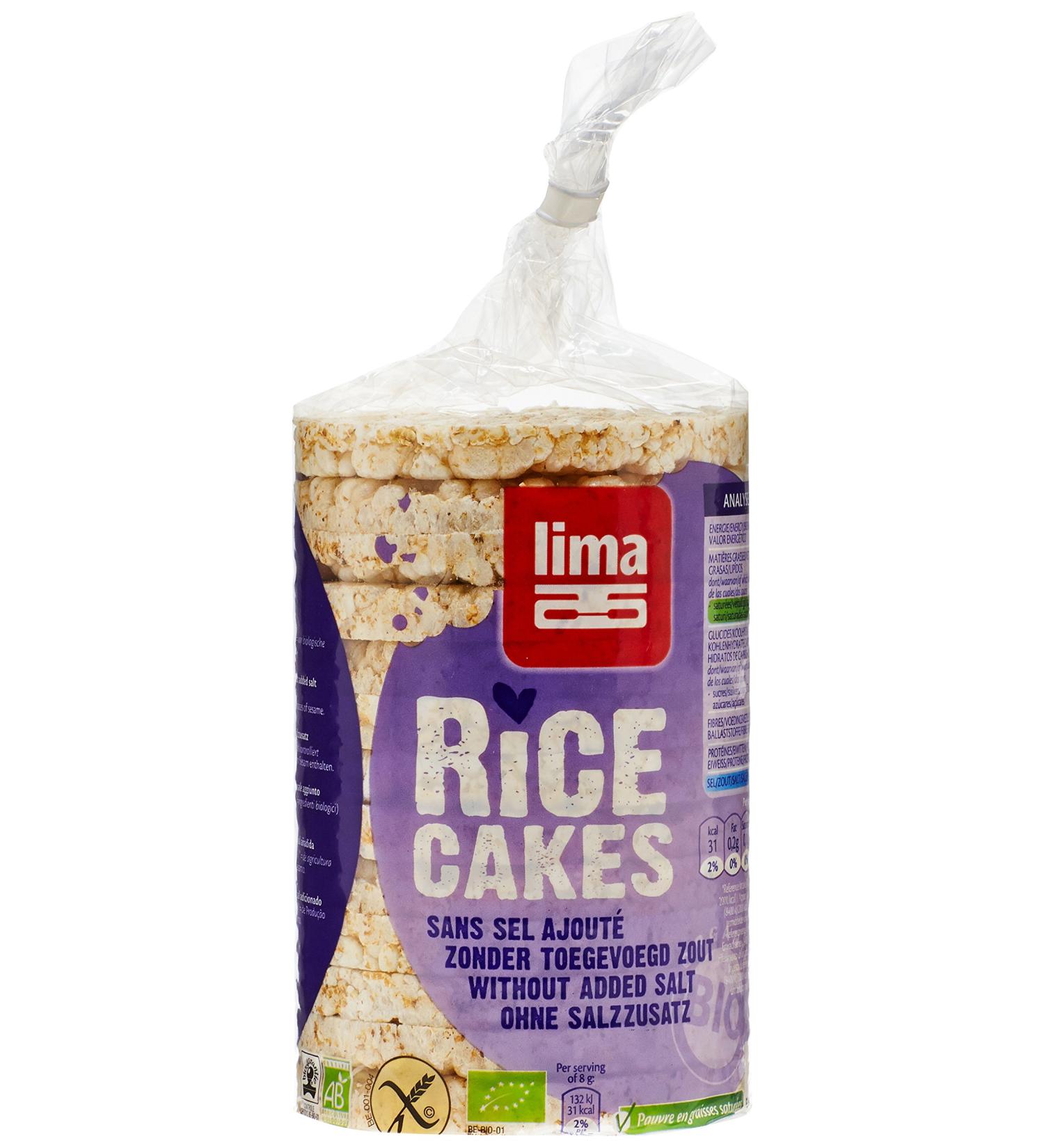 Lima Rice Patties Without Salt Added 100 g - Pack of 6 - Buy Online on GoSupps.com