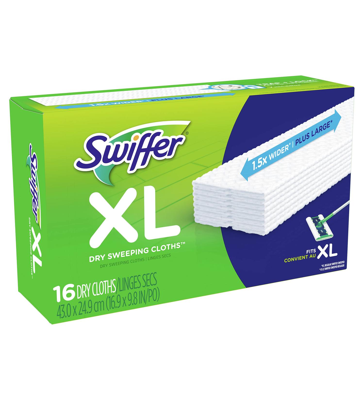 Swiffer Sweeper X-Large Dry Sweeping Pads - 16 Count, Unscented - Buy Online on GoSupps.com