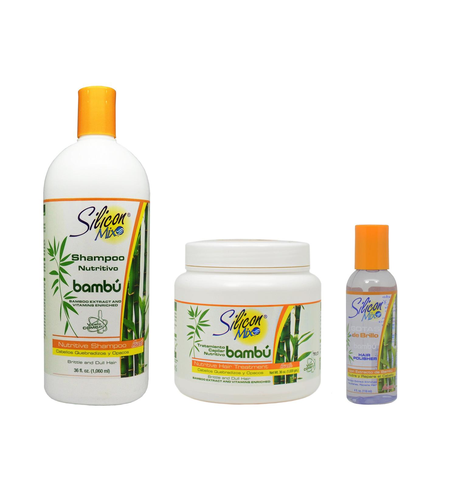 Buy Silicon Mix Bambu Shampoo & Treatment Set 36oz & Polisher 4oz - International Shipping Available - Buy Online on GoSupps.com