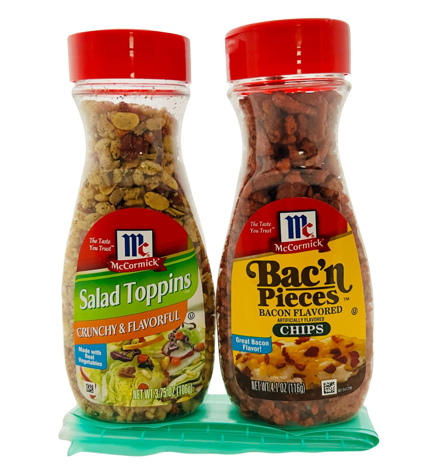 McCormick Crunchy Salad Toppings and Bacon Flavored Chips Bundle - Perfect for Salads, Baked Potatoes, and More! - Buy Online on GoSupps.com