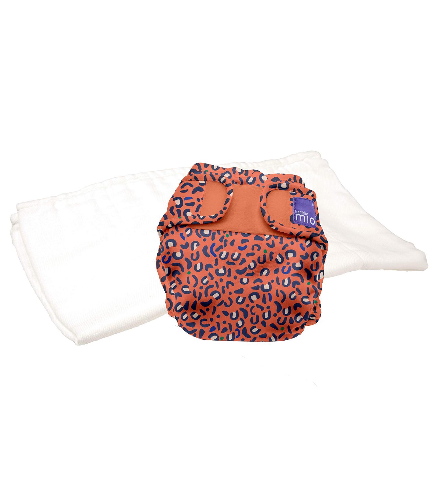 Bambino Mio Mioduo Two-Piece Reusable Nappy Safari Spots Size 2 (9Kgs+) - Buy Online on GoSupps.com