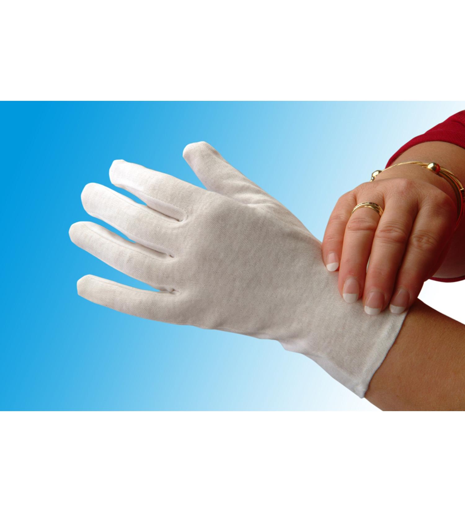 Jasmine Silk Cotton Moisturising Gloves