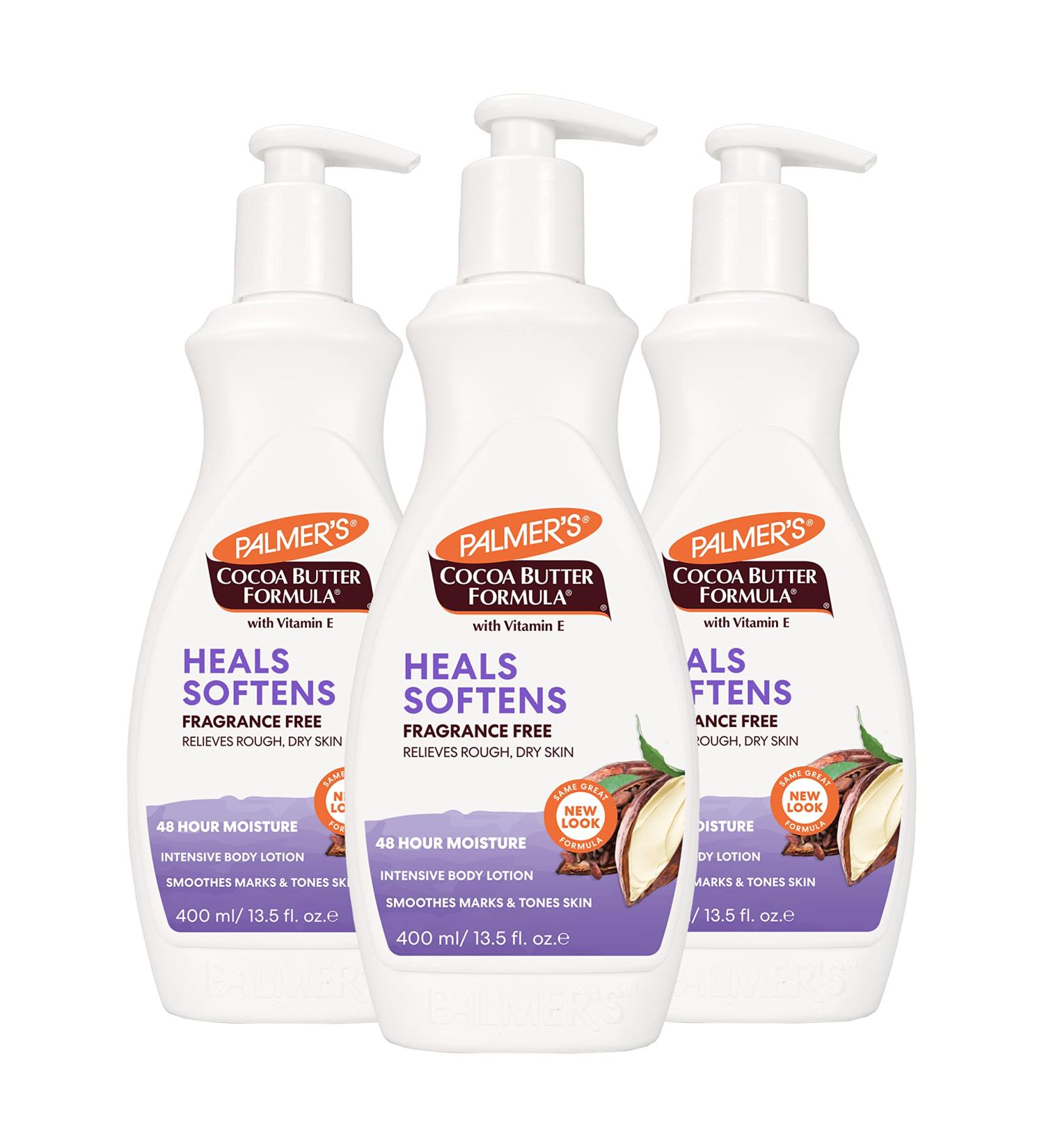 Palmer's Cocoa Butter Formula Fragrance-Free Lotion 13.5 Fl Oz - 3 Pack Best Price - Buy Online on GoSupps.com