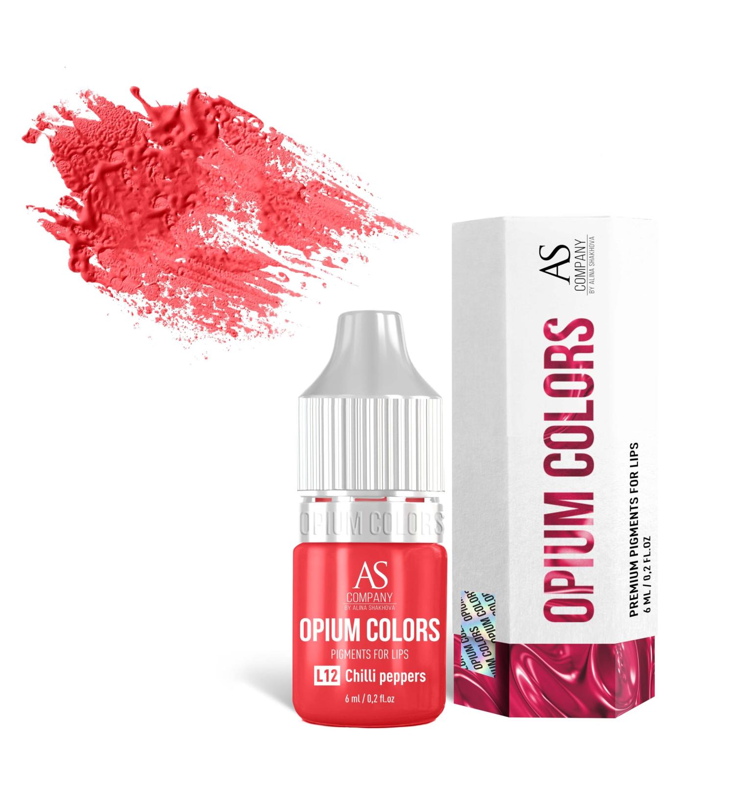 AS COMPANY Chilli Peppers L12 Permanent Lip Make-Up Pigment 5 ml
