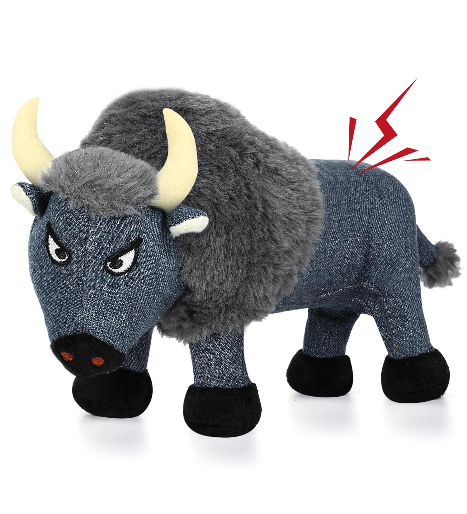 IOKHEIRA Dog Toys for Large Dogs - Plush Squeaky Fetch & Pull Game - Durable Squeak Toy for Blue Cattle Breeds - International Shipping Available - Buy Online on GoSupps.com