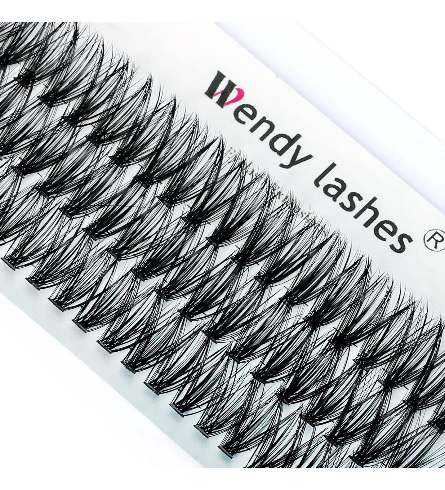 D Curl 0.07mm 16mm 40D Cluster Eyelash Extensions - DIY Lash Clusters - RR-16mm Clusters-40D-0.07-D - Buy Online on GoSupps.com