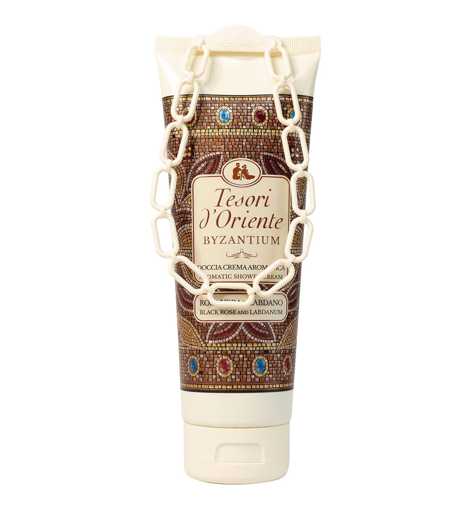 Tesori d'Oriente Shower Cream Gel - 250ml - Italian Moisturizing Body Wash for Women - Skin Care Essentials - Byzantium Scent - Buy Online on GoSupps.com