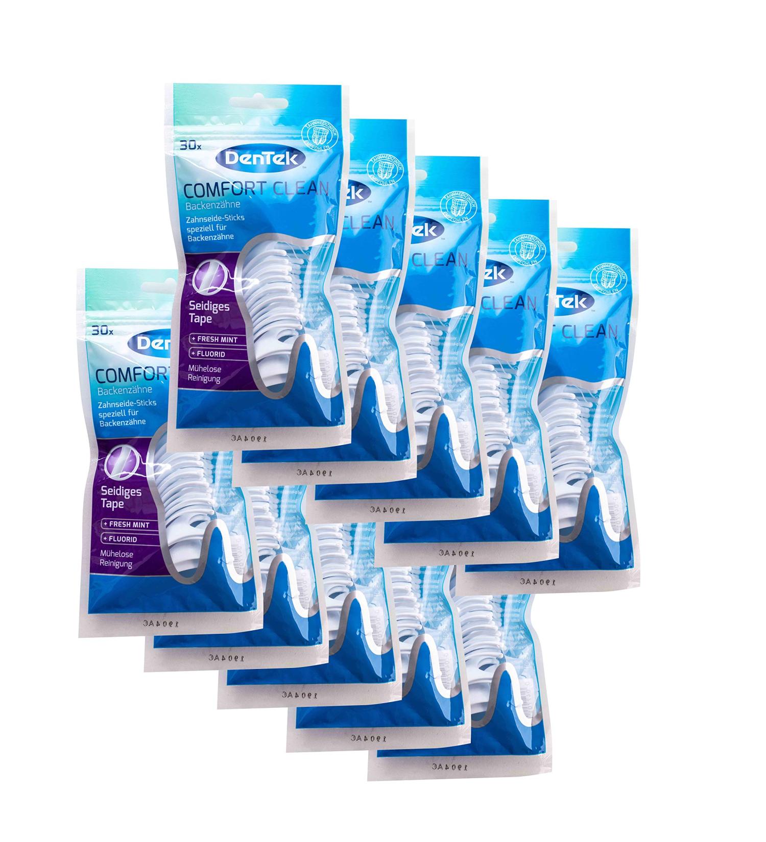 10x DenTek Comfort Clean Dental Floss Sticks