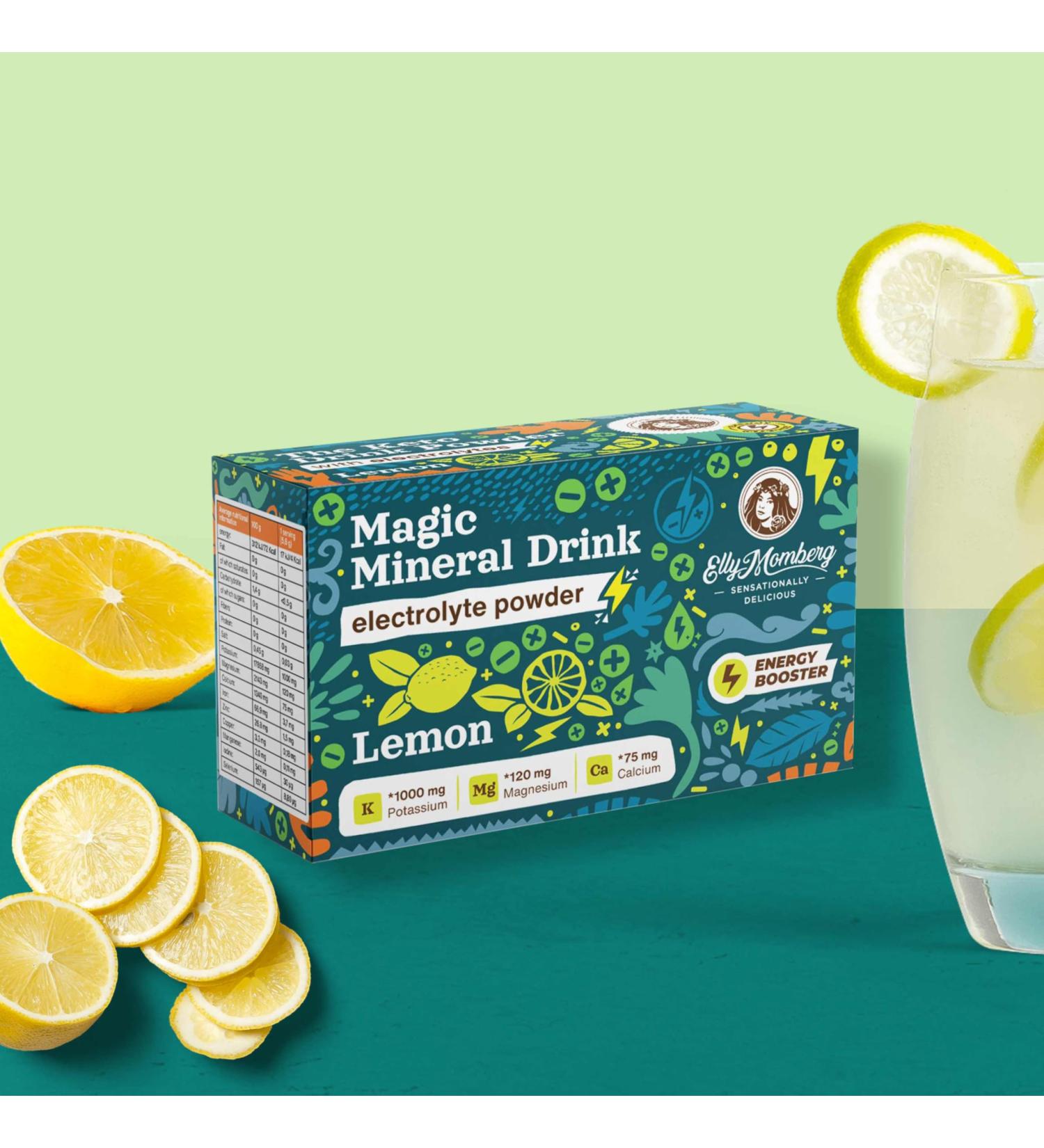 Magic Mineral Drink - Electrolyte Drink Powder - 30 Sachets (Lemon)