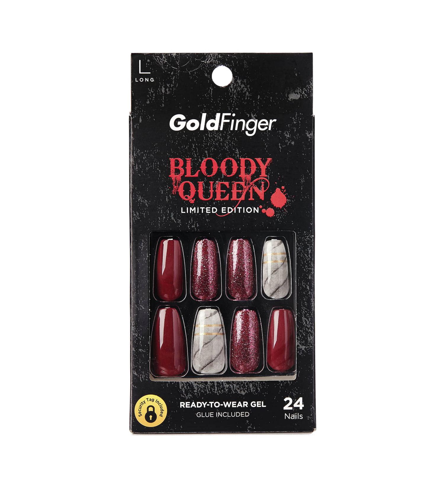 GoldFinger Bloody Queen Limited Edition Press-On Nails - Z-GD2X - Buy Online on GoSupps.com