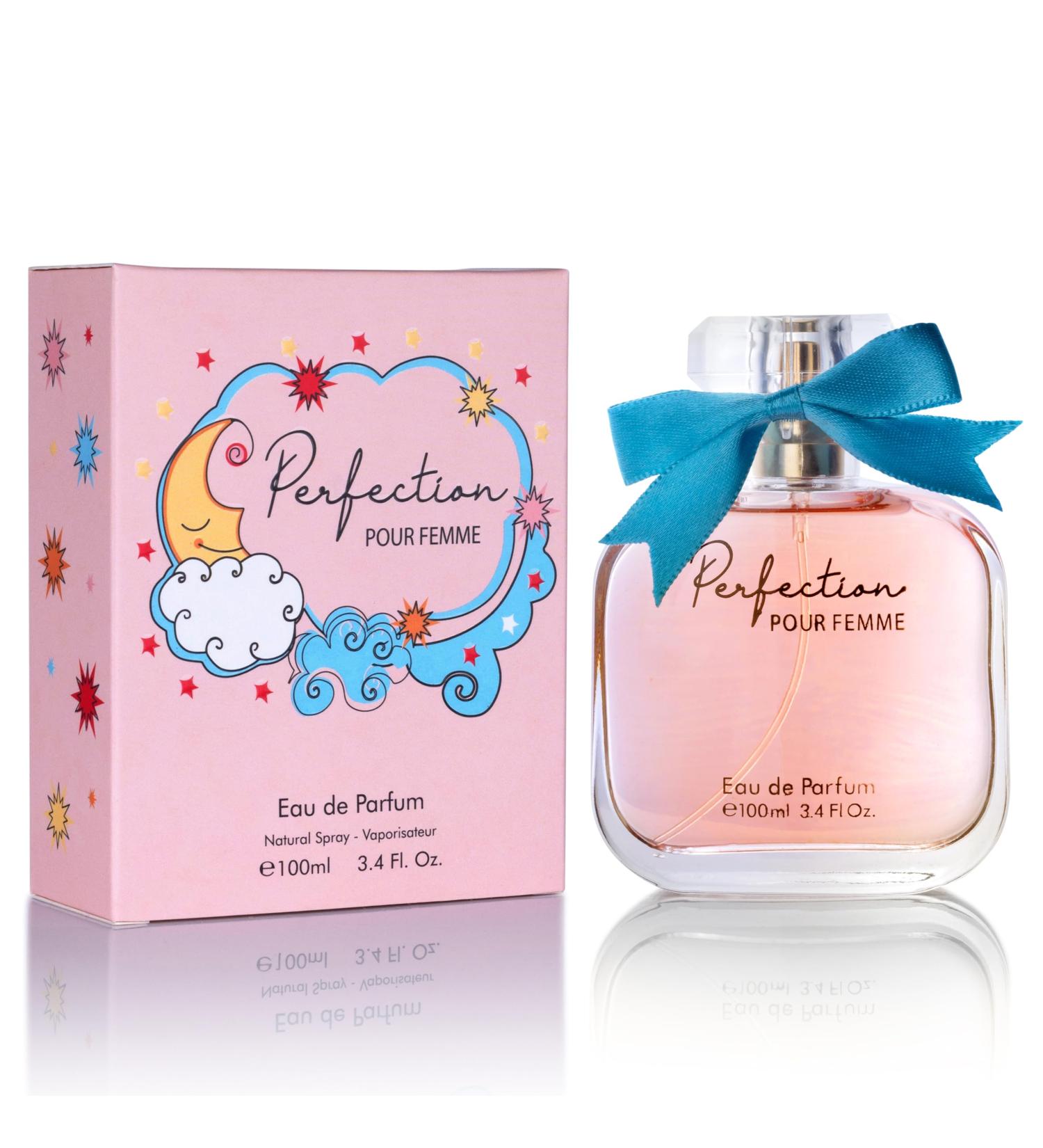 Perfection for Women Eau De Parfum- Floral & Fruity Accord - Aromatic Green Scent with Almond Milk with Woody Base - Casual Wear Fragrance - Elegant 100ml Bottle Gift for Any Feminine Woman - Buy Online on GoSupps.com