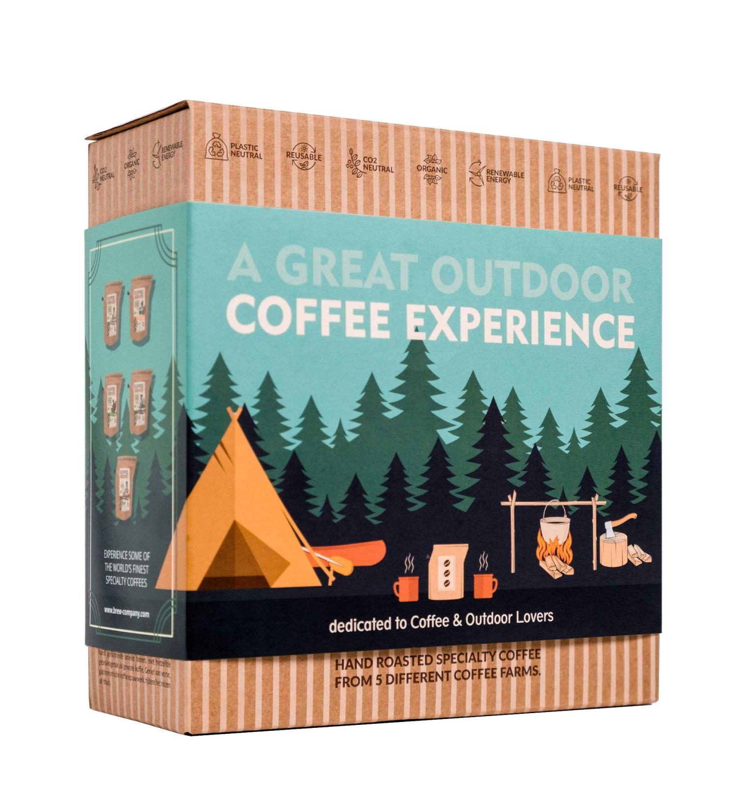 Ultimate Coffee Gift Set: 5 Specialty & Organic Estates for Outdoor Lovers | Perfect Gift for Men & Women | Brew Anytime Anywhere - Buy Online on GoSupps.com