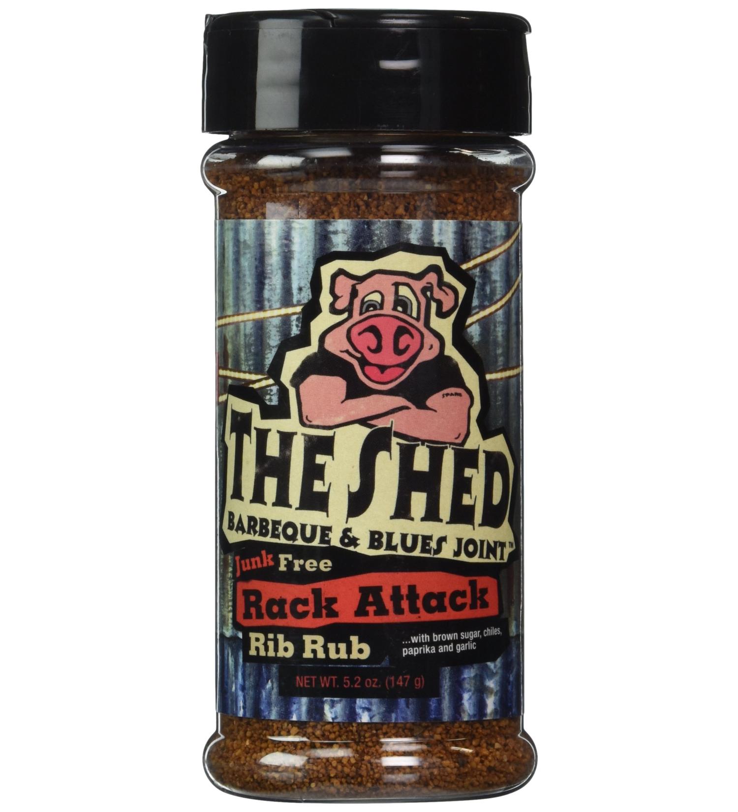Shed 'Rack Attack' Rib Rub - 147g (5.2 oz) | BBQ Seasoning for Perfect Ribs - Buy Online on GoSupps.com