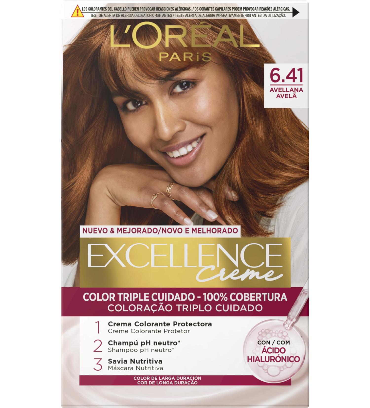 L' real 913-39221 Excellence Cream Coloring - 200 Gr - Buy Online on GoSupps.com