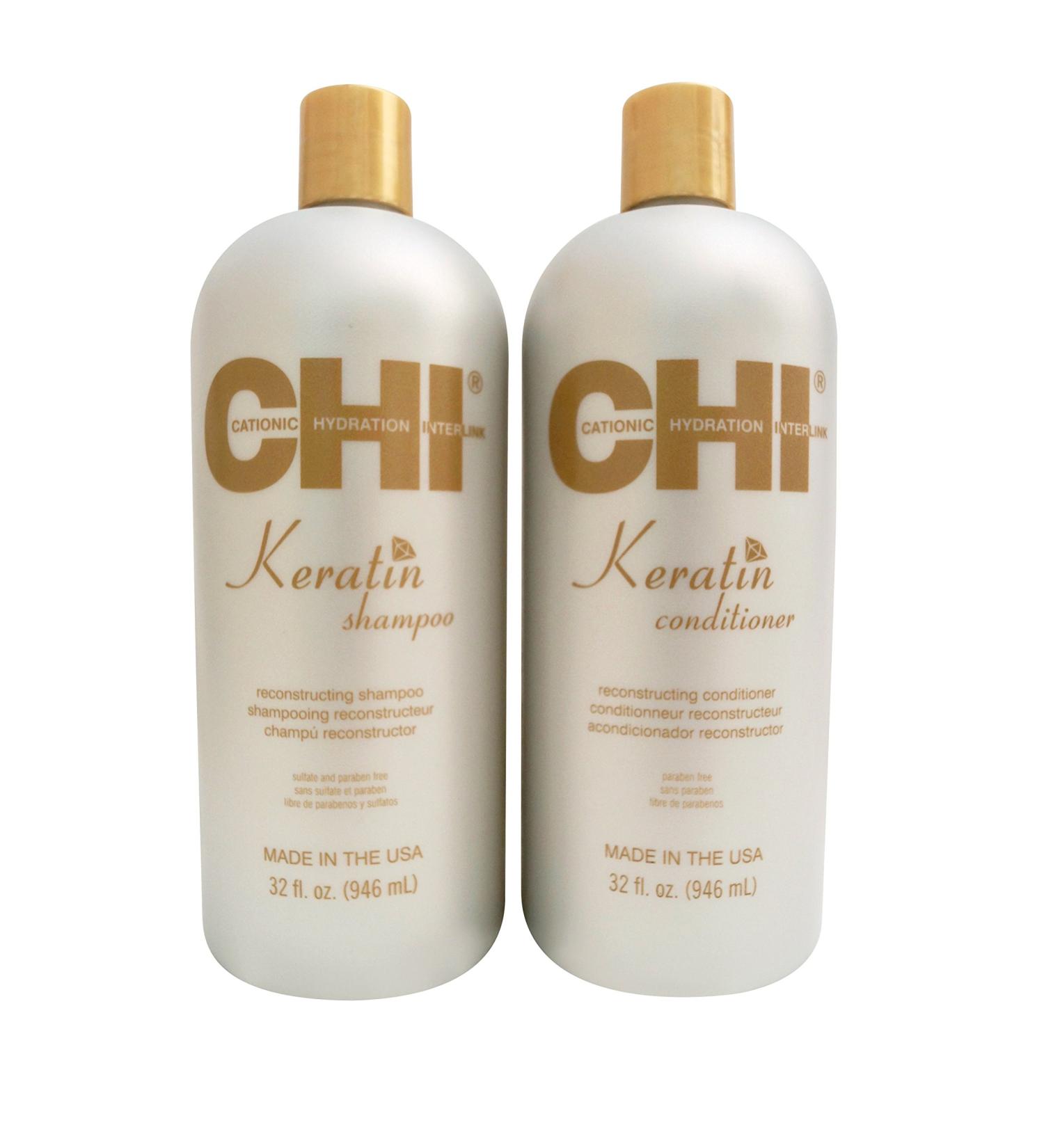 CHI Keratin Duo Shampoo & Conditioner Set 32 Oz