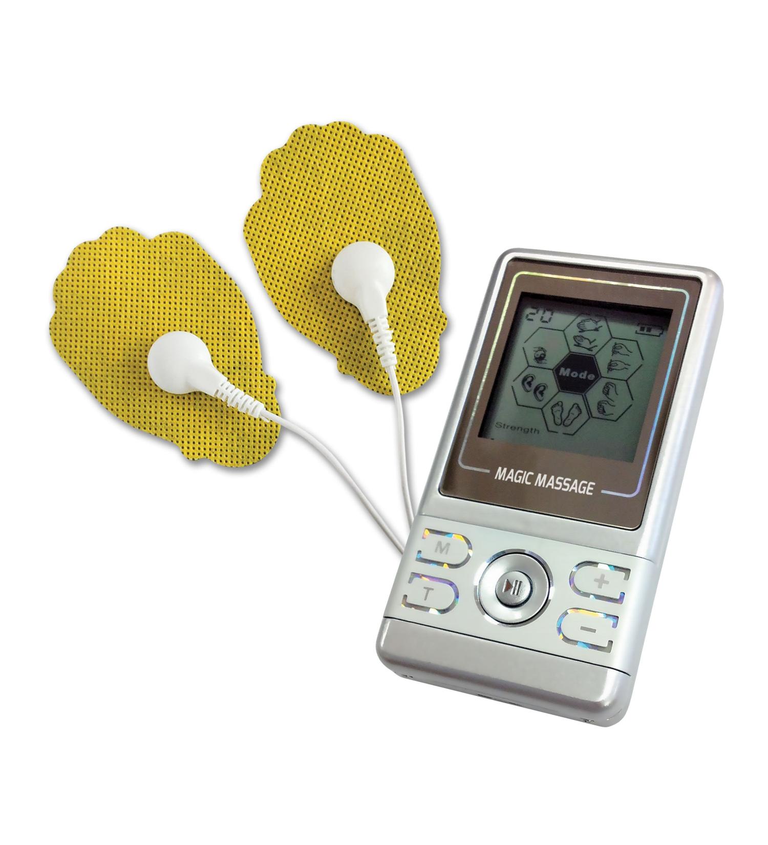 Magic Massage Pro TENS Electro Therapy Massager - Pain Relief Acupuncture & Kneading Modes | International Shipping Available - Buy Online on GoSupps.com