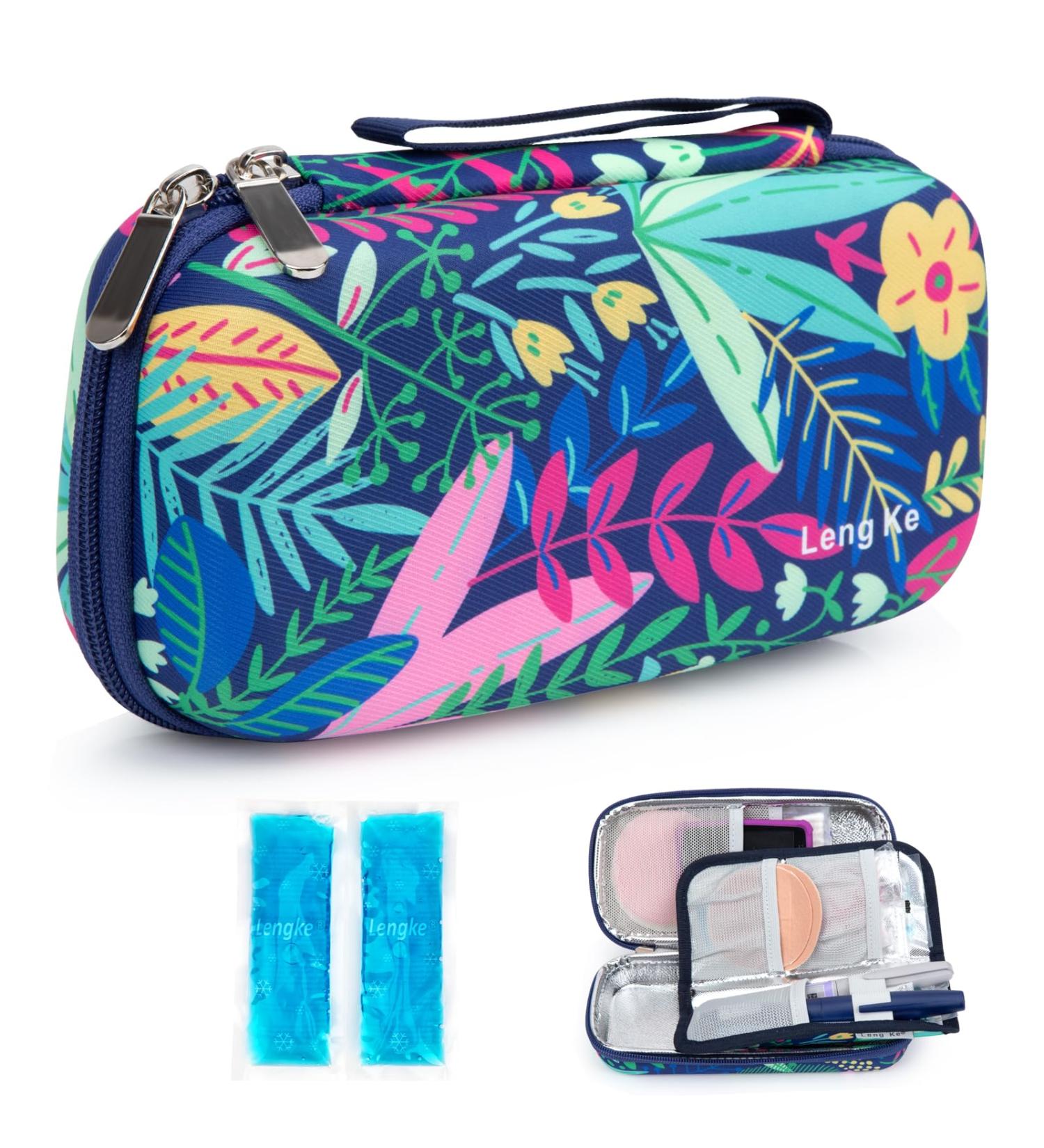 Youshares Insulin Cooling Bag - Travel Etui for Diabetes | TSA Approved Eva K hlbox with Cooling Packs for Glucose Meters & Epipens - Perfect Diabetic Accessories (Rainforest Y8) - Buy Online on GoSupps.com