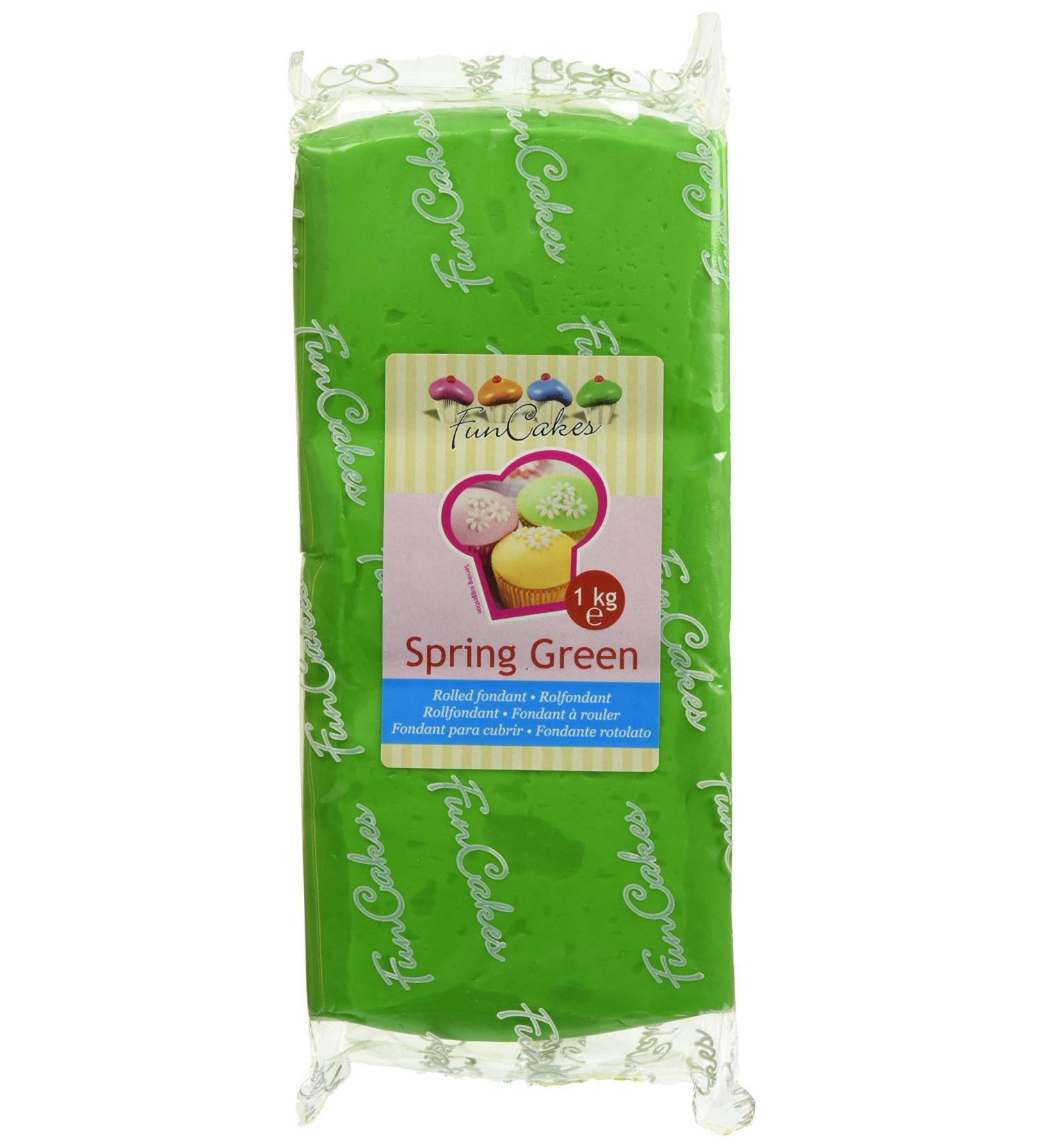 Buy FunCakes Fondant Spring Green - 1 kg Pack for International Shipping - Buy Online on GoSupps.com