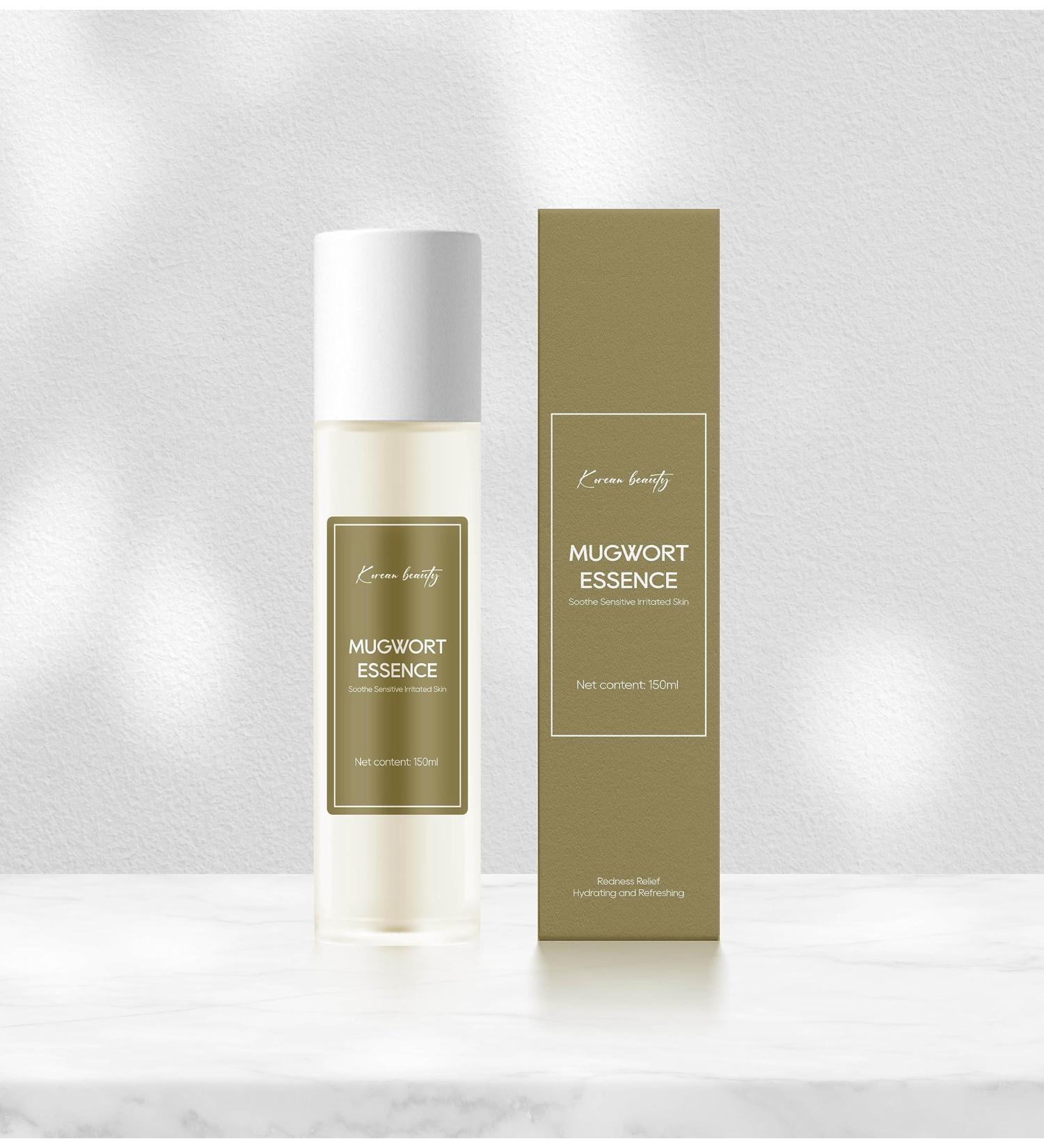 Mugwort Essence - Vegan Hydrating Serum for Sensitive Skin | Redness Relief & Toner for All Skin Types | Korean Beauty - Buy Online on GoSupps.com