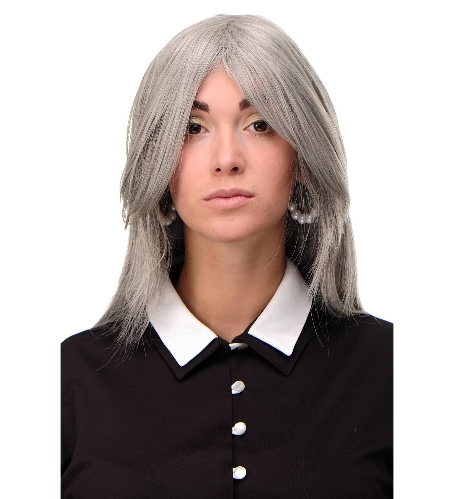 WIG ME UP Long Silver Grey-Black Mix Layered Wig - 75cm Straight - Shop Now! - Buy Online on GoSupps.com
