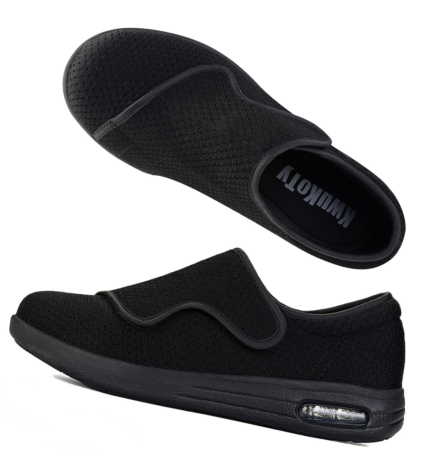 KWUKOTY Diabetic Women's Wide Width Shoes - Adjustable, Lightweight & Breathable Swollen Feet Sneakers - Buy Online on GoSupps.com