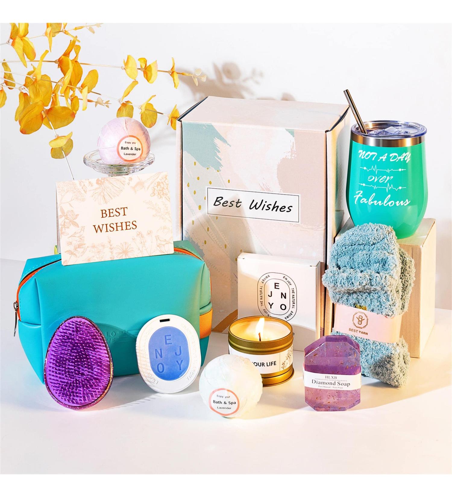 Unique Care Package for Women: Best Birthday & Get Well Soon Gifts for Mom, Sister, Friends - Birthday Gift Baskets - Buy Online on GoSupps.com