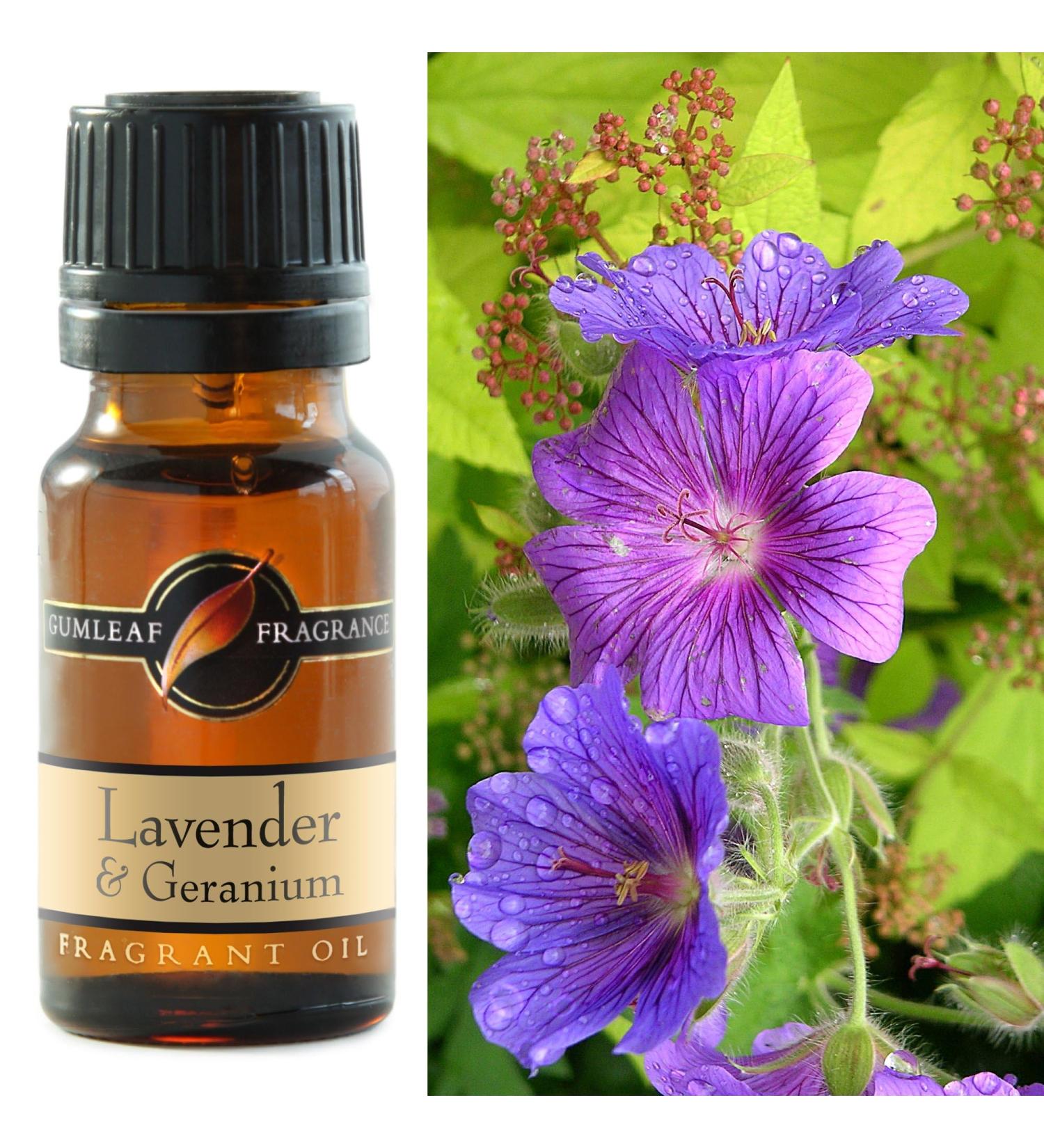 Gumleaf Fragrance Lavender & Geranium Fragrant Oil - 0.34fl oz Cruelty Free & Vegan Phthalate-Free Fragrance