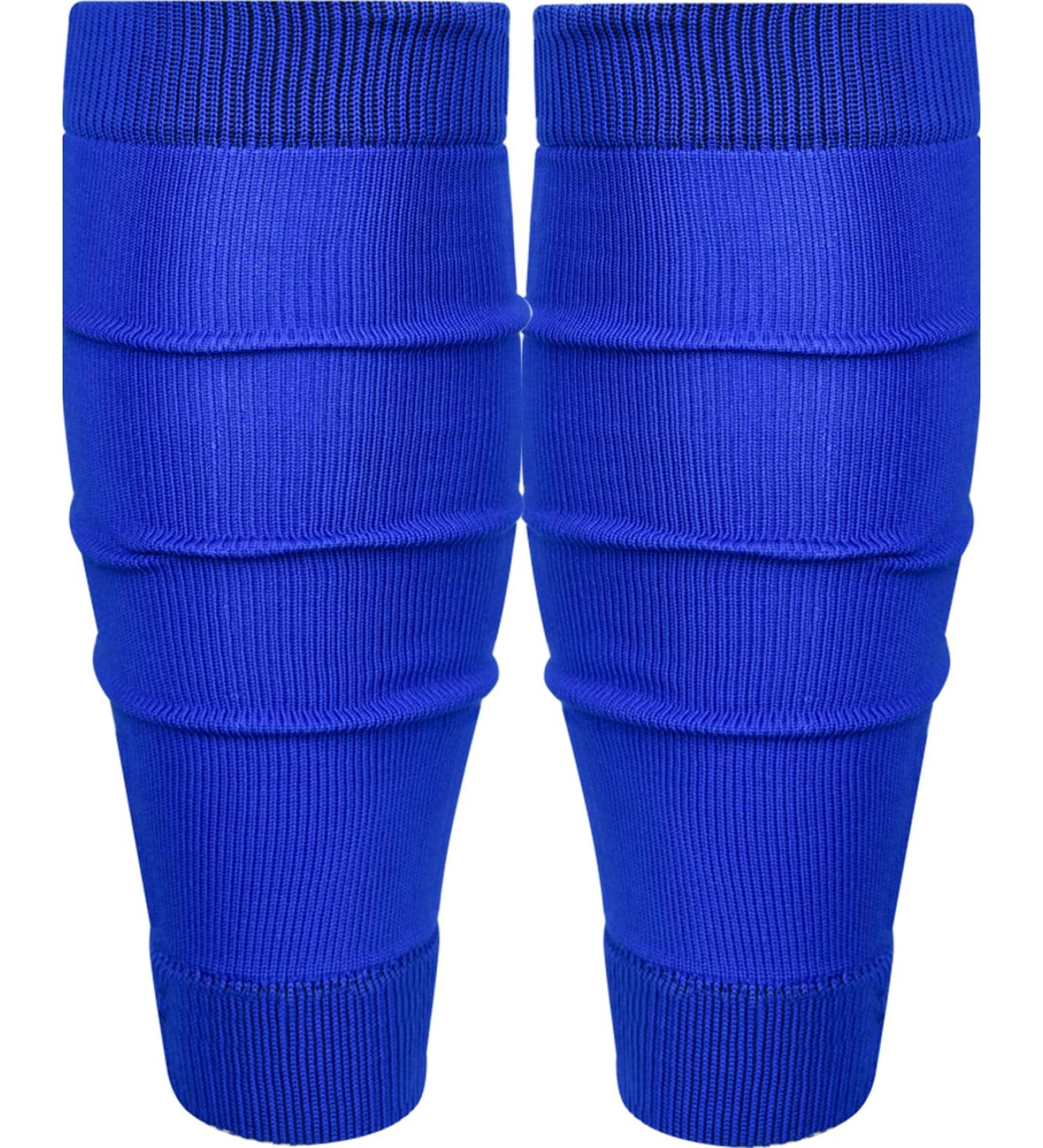 Exxact Sports Royal Blue Calf Compression Sleeves for Men & Boys - 1 Pair Football Leg Sleeves - Buy Online on GoSupps.com