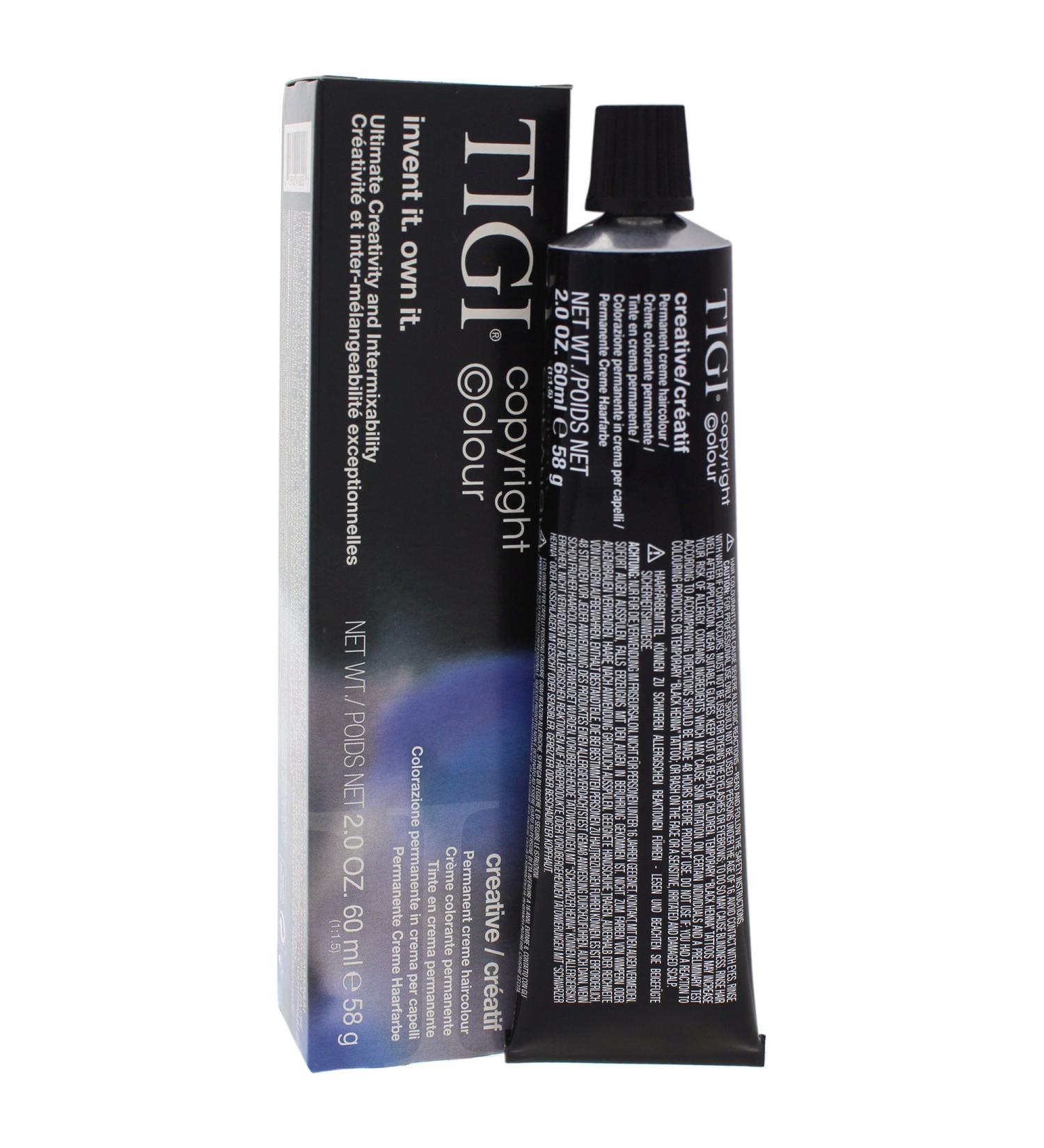 Tigi Colour Creative Creme Hair Color for Unisex No. 8/1 Light Blue Blonde 2 Ounce