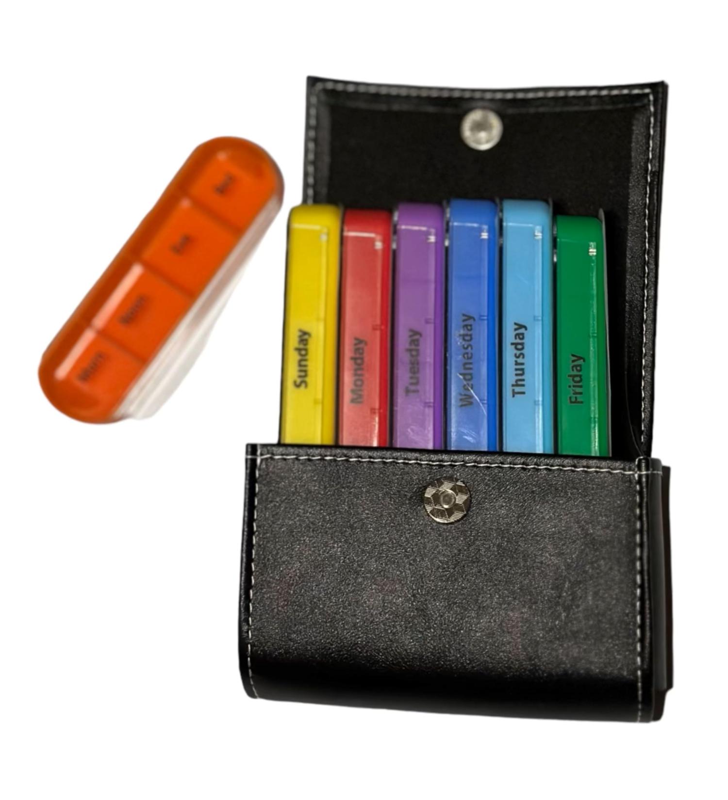 SONA Medicine Organizer & Storage Bag - Portable 7-Day Pill Box for Supplements | Perfect for Travel & Daily Use - Buy Online on GoSupps.com