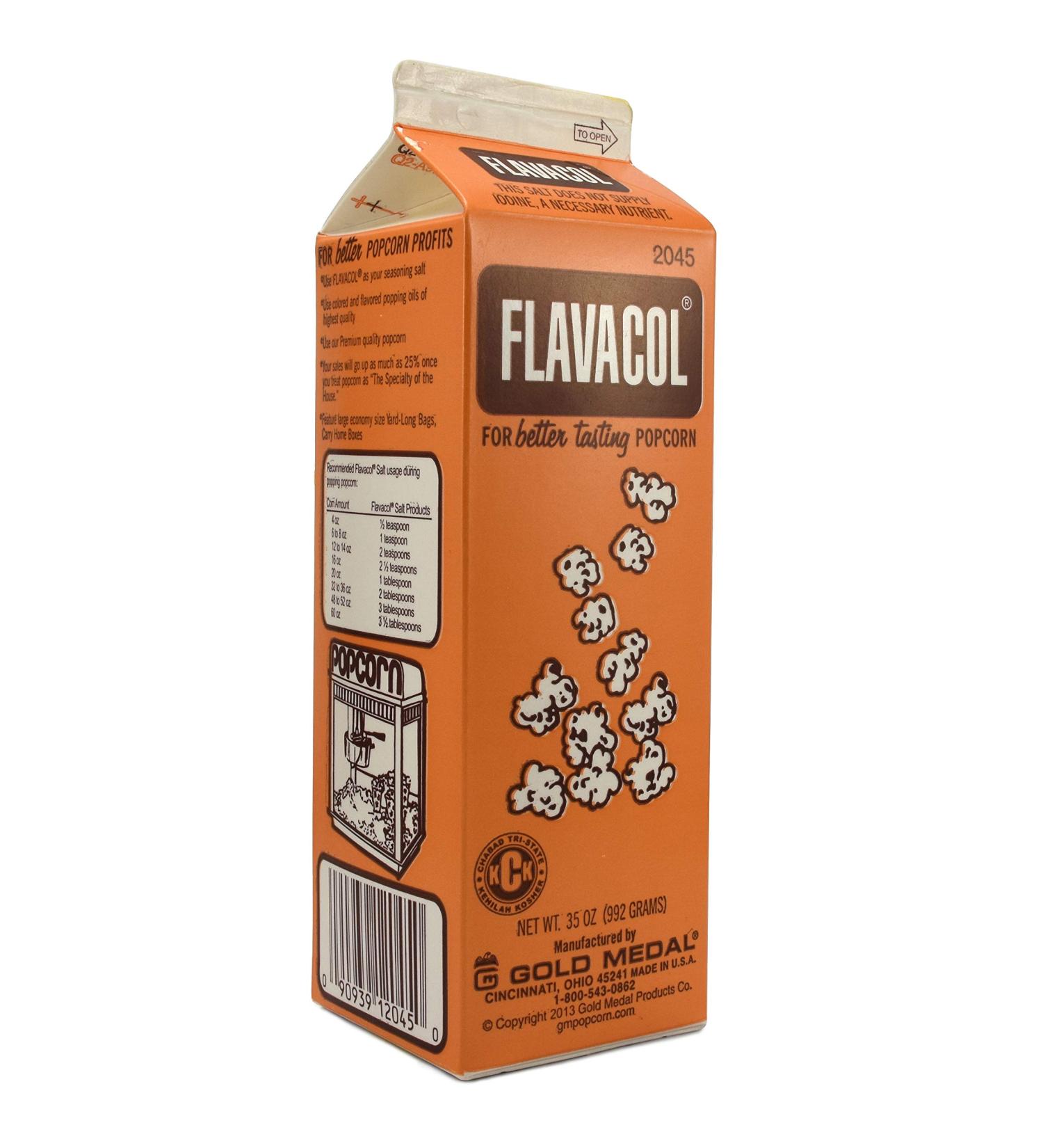 Snappy Flavacol Popcorn Salt 35oz - Enhance Your Movie Night Snacking - Buy Online on GoSupps.com