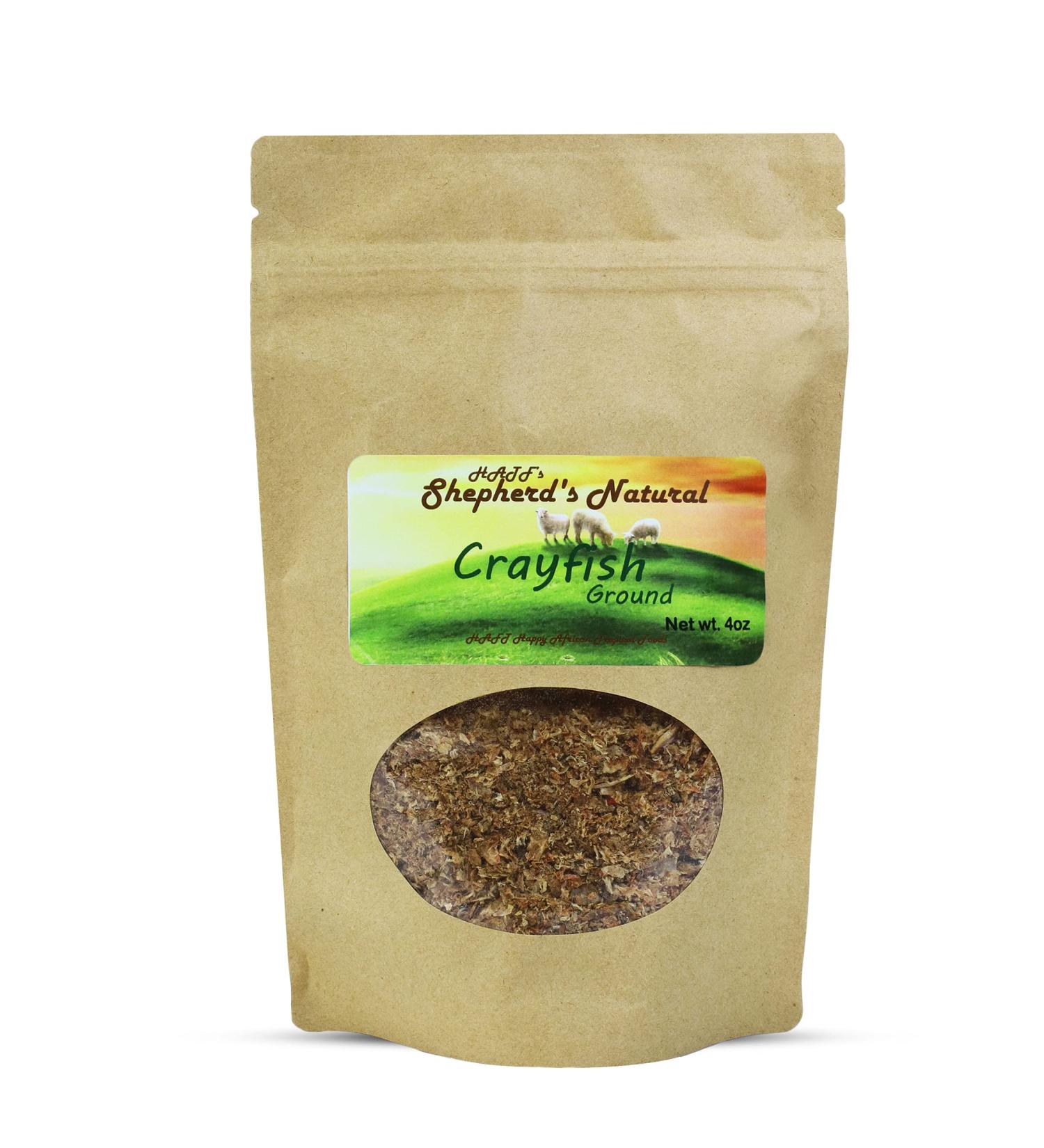 Dried Ground Crayfish - 4 oz | Premium Quality Seafood Seasoning - Buy Online on GoSupps.com