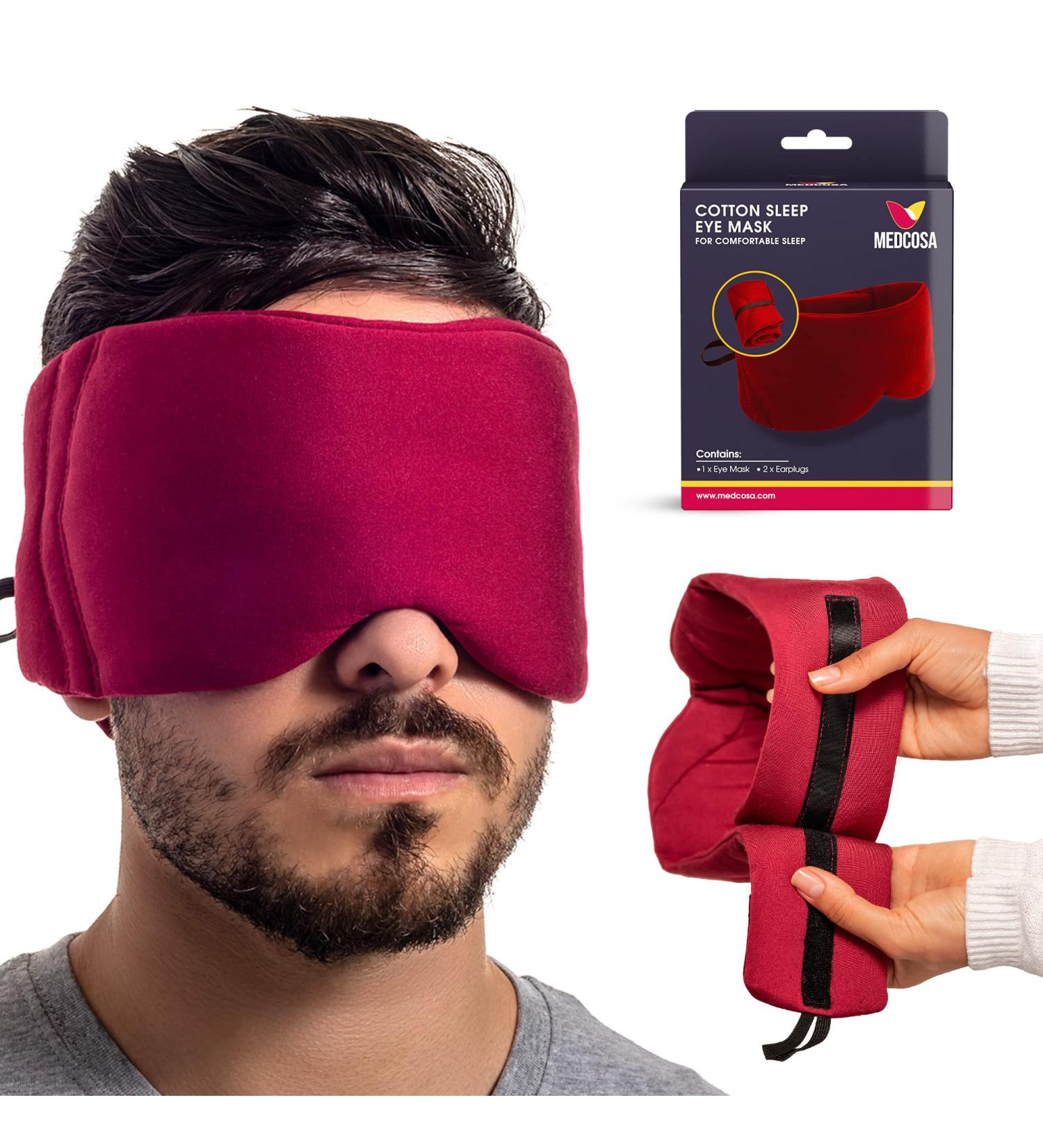 Medcosa Cotton Sleep Mask - Easy Solution for Insomnia and Sleep Disorders - Buy Online on GoSupps.com