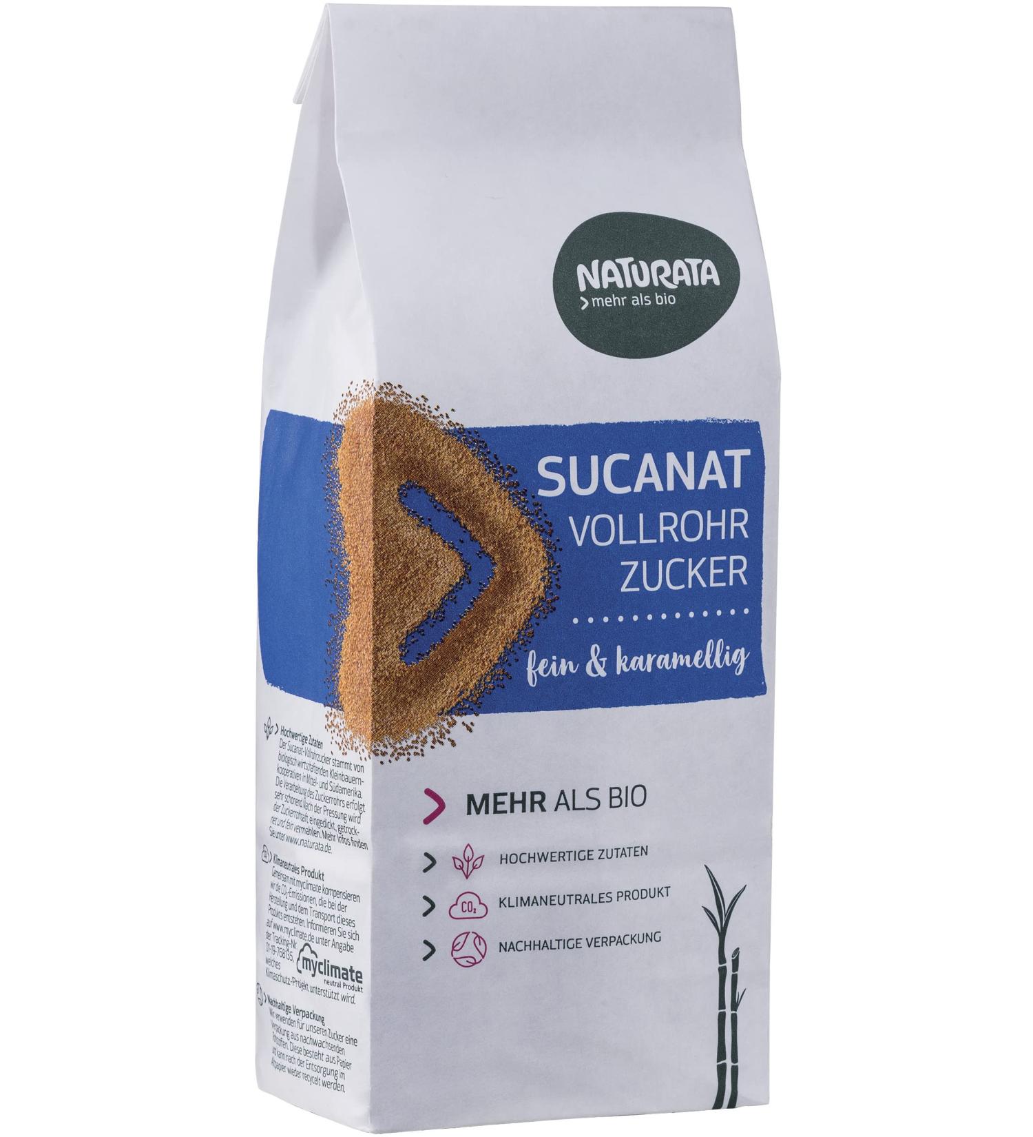 Naturata whole cane sugar "Sucanat" (400 g) - Organic 400 g (1 pack)